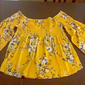 Off the Shoulder floral top